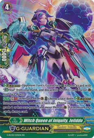 Witch Queen of Iniquity Jeliddo G RC02 035EN Double Rare RR G Revival Collection Vol 2 G RC02 Witch Queen of Iniquity Jeliddo G RC02 035EN Double Rare RR G Revival Collection Vol 2 G RC02