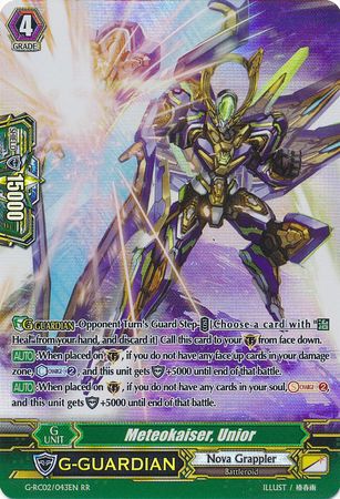 Meteokaiser Unior G RC02 043EN Double Rare RR G Revival Collection Vol 2 G RC02 Meteokaiser Unior G RC02 043EN Double Rare RR G Revival Collection Vol 2 G RC02