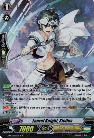 Laurel Knight Sicilus G RC02 056EN Rare R G Revival Collection Vol 2 G RC02 Laurel Knight Sicilus G RC02 056EN Rare R G Revival Collection Vol 2 G RC02