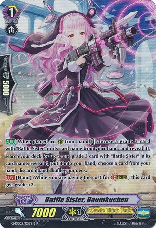 Battle Sister Baumkuchen G RC02 057EN Rare R G Revival Collection Vol 2 G RC02 Battle Sister Baumkuchen G RC02 057EN Rare R G Revival Collection Vol 2 G RC02