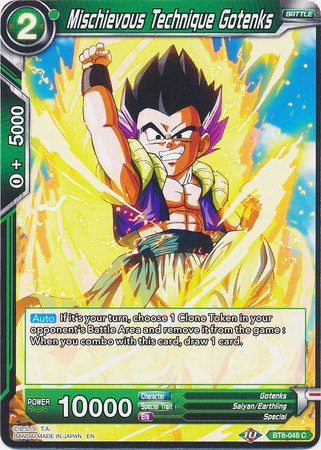 Mischievous Technique Gotenks BT8 048 Common Mischievous Technique Gotenks BT8 048 Common