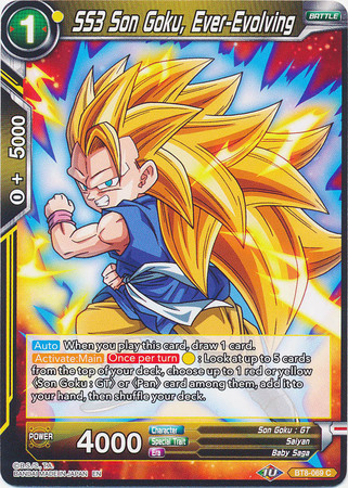 SS3 Son Goku Ever Evolving BT8 069 Common Malicious Machinations Singles SS3 Son Goku Ever Evolving BT8 069 Common Malicious Machinations Singles