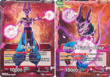 Beerus Beerus Furious Strike BT8 002 Uncommon Malicious Machinations Singles Beerus Beerus Furious Strike BT8 002 Uncommon Malicious Machinations Singles