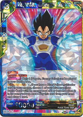 Vegeta Energy Salvo BT8 107 Rare Malicious Machinations Singles Vegeta Energy Salvo BT8 107 Rare Malicious Machinations Singles