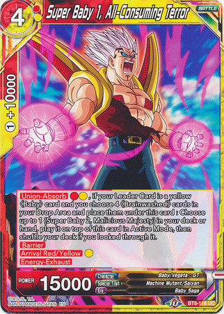 Super Baby 1 All Consuming Terror BT8 116 Uncommon Malicious Machinations Singles Super Baby 1 All Consuming Terror BT8 116 Uncommon Malicious Machinations Singles