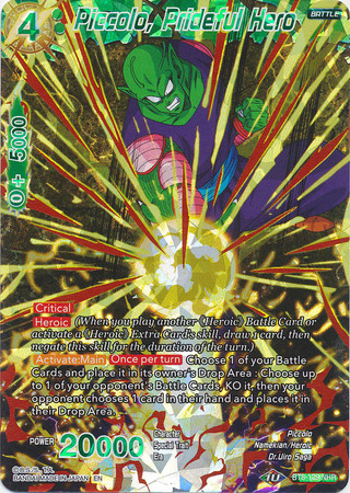 Piccolo Prideful Hero BT8 129 Noble Hero Rare Piccolo Prideful Hero BT8 129 Noble Hero Rare