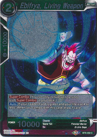 Ebifrya Living Weapon BT8 059 Foil Common Ebifrya Living Weapon BT8 059 Foil Common