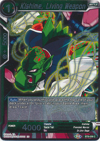 Kishime Living Weapon BT8 058 Foil Common Kishime Living Weapon BT8 058 Foil Common