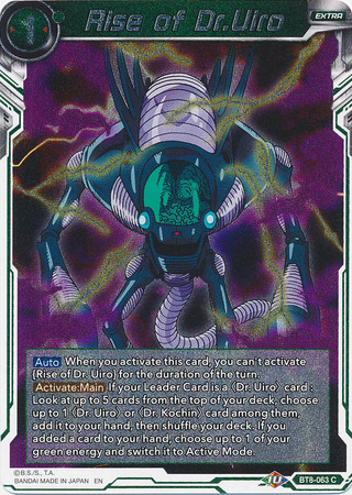 Rise of Dr Uiro BT8 063 Foil Common Rise of Dr Uiro BT8 063 Foil Common