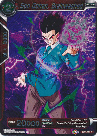 Son Gohan Brainwashed BT8 006 Foil Common Malicious Machinations Foil Singles Son Gohan Brainwashed BT8 006 Foil Common Malicious Machinations Foil Singles