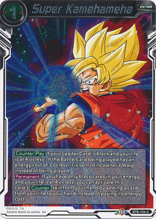Super Kamehameha BT8 104 Foil Common Super Kamehameha BT8 104 Foil Common