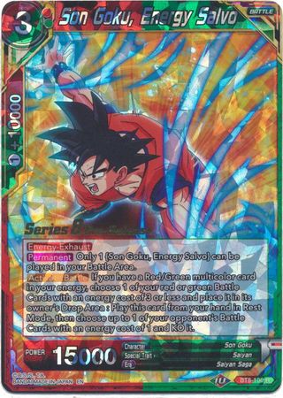 Son Goku Energy Salvo BT8 106 Pre Release Promo Son Goku Energy Salvo BT8 106 Pre Release Promo
