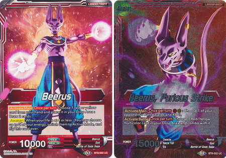 Beerus Beerus Furious Strike BT8 002 Foil Uncommon Malicious Machinations Foil Singles Beerus Beerus Furious Strike BT8 002 Foil Uncommon Malicious Machinations Foil Singles
