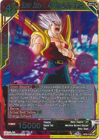 Super Baby 1 All Consuming Terror BT8 116 Foil Uncommon Super Baby 1 All Consuming Terror BT8 116 Foil Uncommon