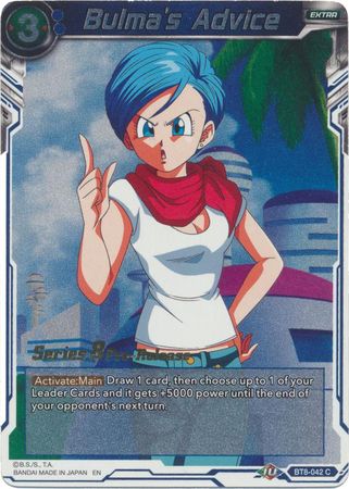 Bulma s Advice BT8 042 Pre Release Promo Dragon Ball Super Pre Release Promos Bulma s Advice BT8 042 Pre Release Promo Dragon Ball Super Pre Release Promos
