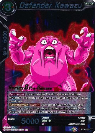 Defender Kawazu BT8 100 Pre Release Promo Dragon Ball Super Pre Release Promos Defender Kawazu BT8 100 Pre Release Promo Dragon Ball Super Pre Release Promos