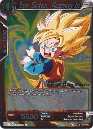 Son Goten Rushing In BT8 007 Pre Release Promo Dragon Ball Super Pre Release Promos Son Goten Rushing In BT8 007 Pre Release Promo Dragon Ball Super Pre Release Promos