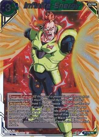 Infinite Energy P 174PR Foil Promo Dragon Ball Super Dash Pack Promos Infinite Energy P 174PR Foil Promo Dragon Ball Super Dash Pack Promos