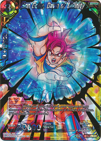Son Goku Dawn of Divinity BT8 109 Super Rare Malicious Machinations Singles Son Goku Dawn of Divinity BT8 109 Super Rare Malicious Machinations Singles