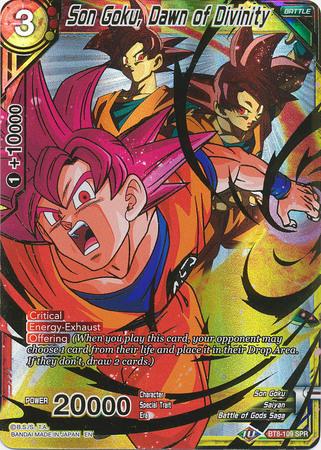 Son Goku Dawn of Divinity BT8 109 Special Rare SPR Son Goku Dawn of Divinity BT8 109 Special Rare SPR