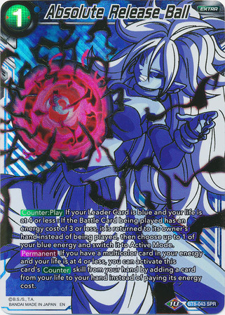 Absolute Release Ball BT8 043 Special Rare SPR Malicious Machinations Singles Absolute Release Ball BT8 043 Special Rare SPR Malicious Machinations Singles