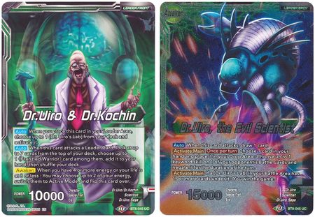 Dr Uiro Dr Kochin Dr Uiro the Evil Scientist BT8 045 Foil Uncommon Dr Uiro Dr Kochin Dr Uiro the Evil Scientist BT8 045 Foil Uncommon