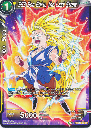 SS3 Son Goku the Last Straw SD10 02 Starter Deck SS3 Son Goku the Last Straw SD10 02 Starter Deck
