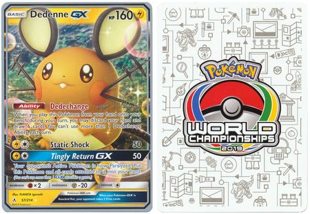 Dedenne Gx 57214 2019 World Championship Card