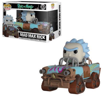 Mad Max Rick 37 POP Vinyl Figure Rick and Morty Rides Mad Max Rick 37 POP Vinyl Figure Rick and Morty Rides