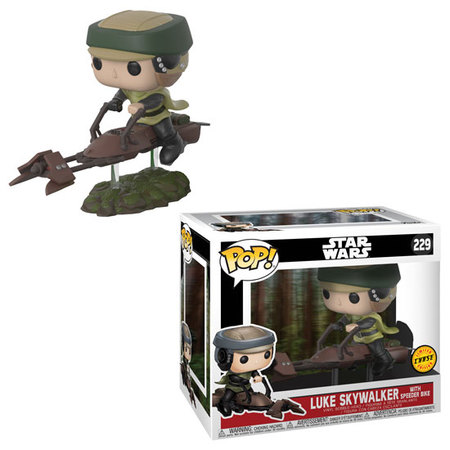 Luke Skywalker w Speeder Bike 229 POP Vinyl Figure Chase Force Awakens Luke Skywalker w Speeder Bike 229 POP Vinyl Figure Chase Force Awakens