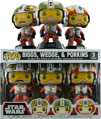 Biggs Wedge Porkins POP Vinyl Figure 3 Pack Walmart Biggs Wedge Porkins POP Vinyl Figure 3 Pack Walmart
