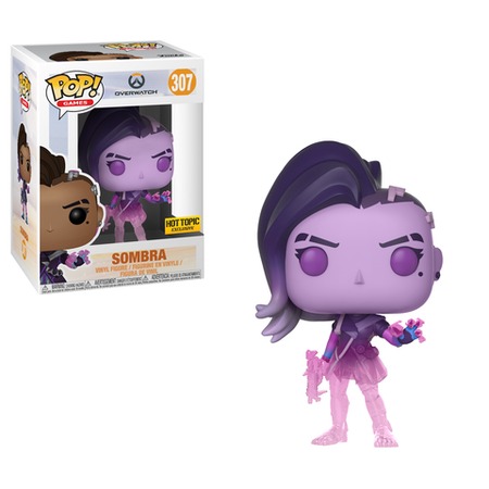 Sombra Translucent 307 POP Vinyl Figure Hot Topic Overwatch Sombra Translucent 307 POP Vinyl Figure Hot Topic Overwatch