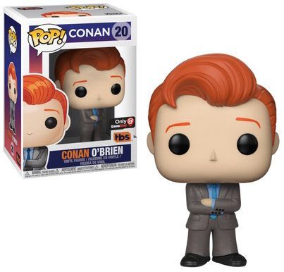 Conan O Brien Gray Suit 20 POP Vinyl Figure GameStop Conan Conan O Brien Gray Suit 20 POP Vinyl Figure GameStop Conan