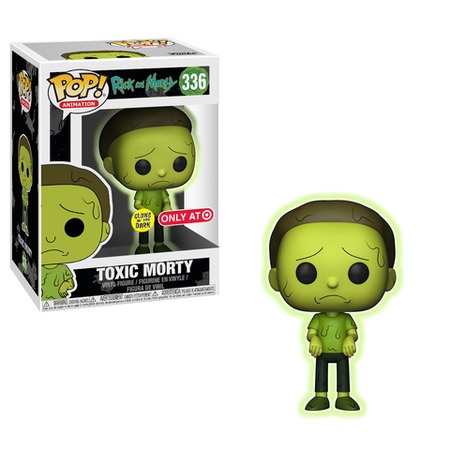 Toxic Morty Glow in the Dark 336 POP Vinyl Figure Target Rick and Morty Toxic Morty Glow in the Dark 336 POP Vinyl Figure Target Rick and Morty