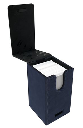 Ultra Pro Alcove Tower Suede Sapphire Blue Deck Box UP85763 Ultra Pro Alcove Tower Suede Sapphire Blue Deck Box UP85763