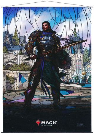 Ultra Pro MTG Gideon Stained Glass Wall Scroll UP18180 Magic The Gathering Miscellaneous Supplies Ultra Pro MTG Gideon Stained Glass Wall Scroll UP18180 Magic The Gathering Miscellaneous Supplies