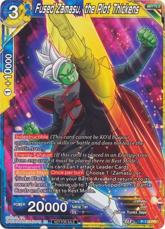 Fused Zamasu The Plot Thickens P 170 Non Foil Promo Fused Zamasu The Plot Thickens P 170 Non Foil Promo