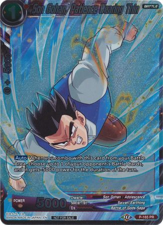 Son Gohan Patience Wearing Thin P 165 Foil Promo Other Dragon Ball Super Promos Son Gohan Patience Wearing Thin P 165 Foil Promo Other Dragon Ball Super Promos