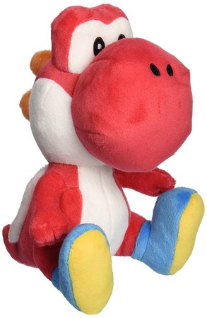 Super Mario Red Yoshi Plush (Little Buddy) | TrollAndToad