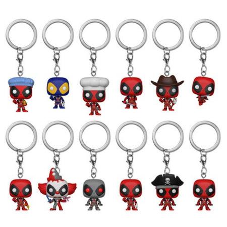 Marvel Deadpool Mystery Pocket POP Keychain Marvel Deadpool Mystery Pocket POP Keychain