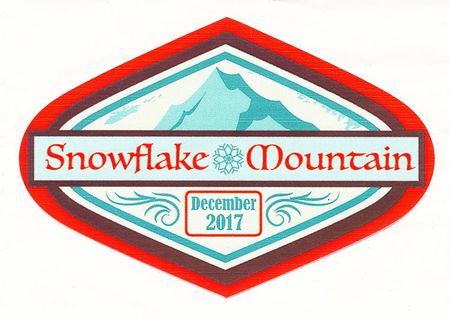 Snowflake Mountain December 2017 Sticker Snowflake Mountain December 2017 Sticker