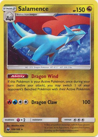 Salamence 106 168 Alternate Holo Promo Salamence 106 168 Alternate Holo Promo