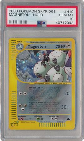 Magneton H19 H32 PSA GEM MT 10 Holo Skyridge 2343 Skyridge Singles Magneton H19 H32 PSA GEM MT 10 Holo Skyridge 2343 Skyridge Singles