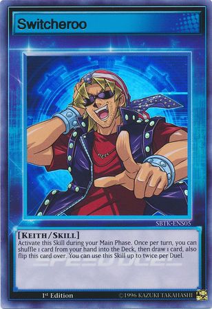 Switcheroo SBTK ENS05 Ultra Rare 1st Edition Switcheroo SBTK ENS05 Ultra Rare 1st Edition
