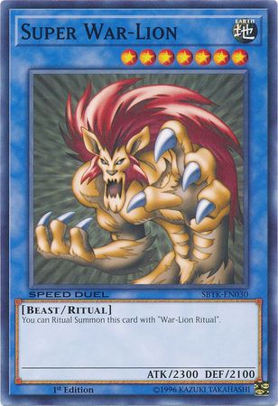 Super War Lion SBTK EN030 Common 1st Edition Super War Lion SBTK EN030 Common 1st Edition