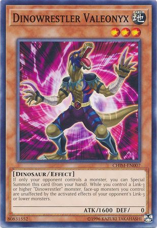 Dinowrestler Valeonyx CHIM EN007 Common Unlimited Dinowrestler Valeonyx CHIM EN007 Common Unlimited