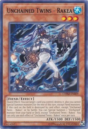 Unchained Twins Rakea CHIM EN009 Rare Unlimited Chaos Impact Unlimited Singles Unchained Twins Rakea CHIM EN009 Rare Unlimited Chaos Impact Unlimited Singles