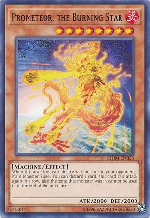 Prometeor the Burning Star CHIM EN025 Common Unlimited Prometeor the Burning Star CHIM EN025 Common Unlimited