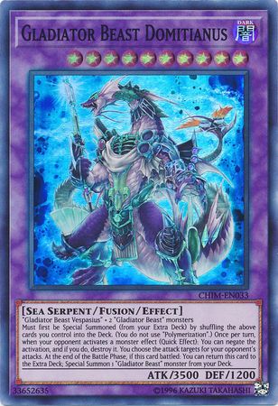 Gladiator Beast Domitianus CHIM EN033 Super Rare Unlimited Chaos Impact Unlimited Singles Gladiator Beast Domitianus CHIM EN033 Super Rare Unlimited Chaos Impact Unlimited Singles