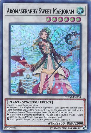 Aromaseraphy Sweet Marjoram CHIM EN034 Super Rare Unlimited Chaos Impact Unlimited Singles Aromaseraphy Sweet Marjoram CHIM EN034 Super Rare Unlimited Chaos Impact Unlimited Singles